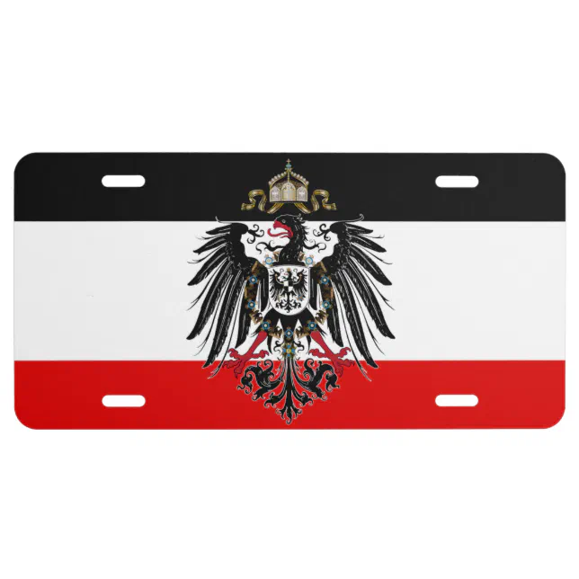 Germany Eagle Flag Metal License Plate – German Sign L031