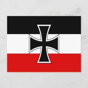 German Empire Flag Postcard