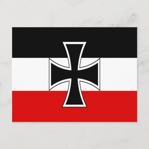 German Empire Flag Postcard