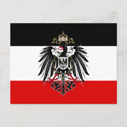 German Empire Flag Postcard