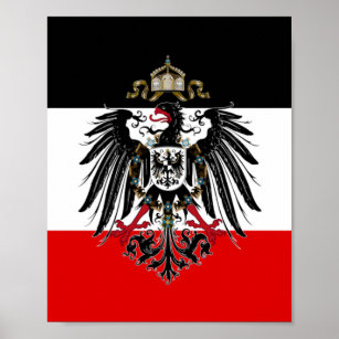 German Empire Flag Poster