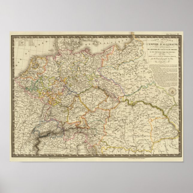 German Empire, Hungary, Galicia Poster (Front)