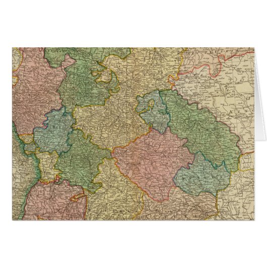 German Empire Map Cards (Front Horizontal)