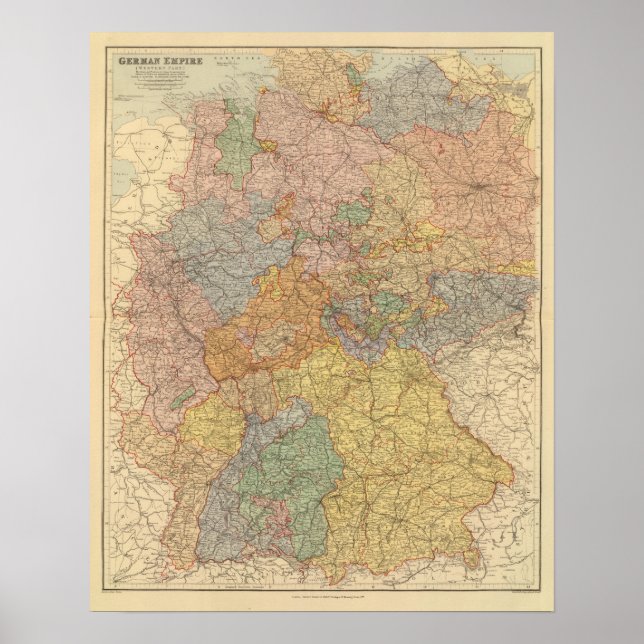 German Empire West Poster (Front)