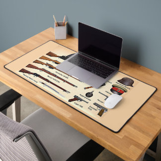 GERMAN EQUIPMENT of WORLD WAR 2 Desk Mat