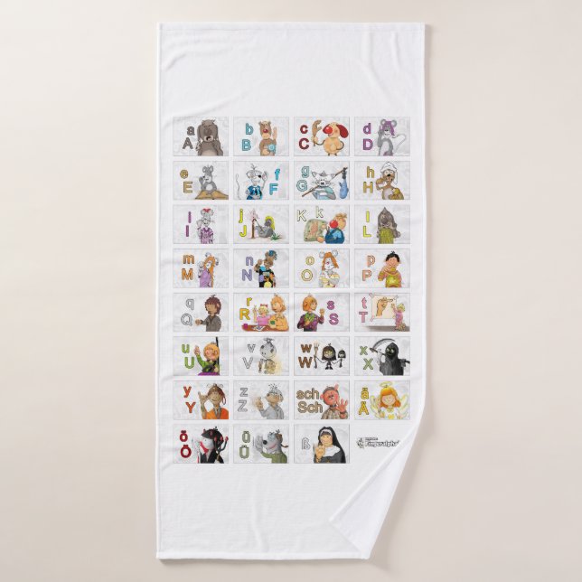 German fingerprint II Bath Towel Set (Bath Towel)