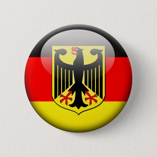 German Flag 2.0 Button (Front)