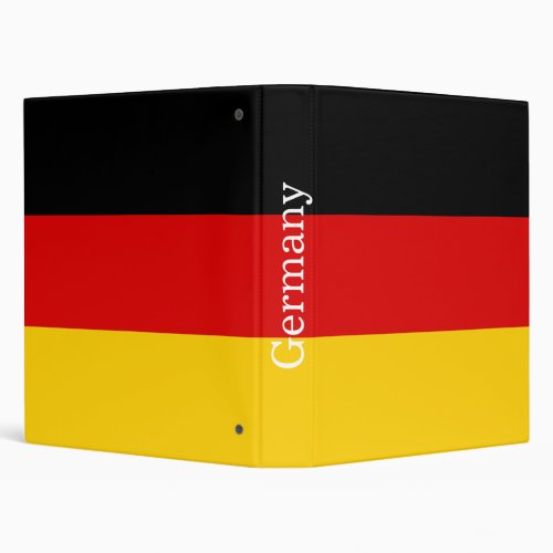 German Flag 3 Ring Binder