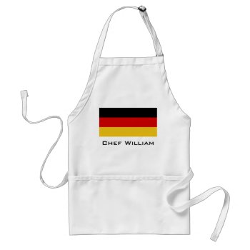 German Flag Adult Apron by HappyPlanetShop at Zazzle