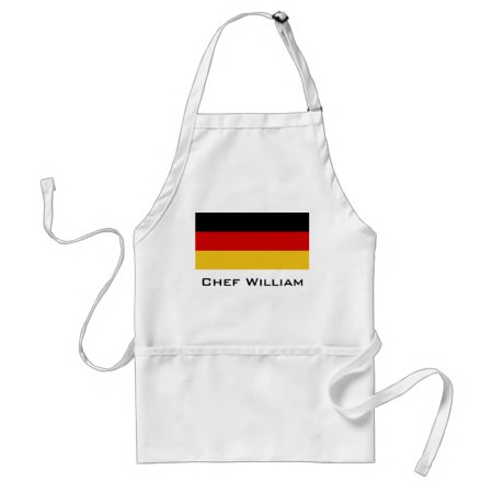 German Flag Adult Apron