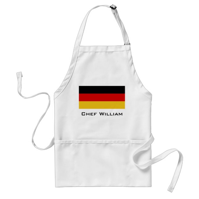 German Flag Adult Apron (Front)