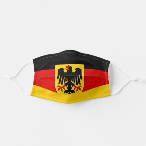 German flag adult cloth face mask
