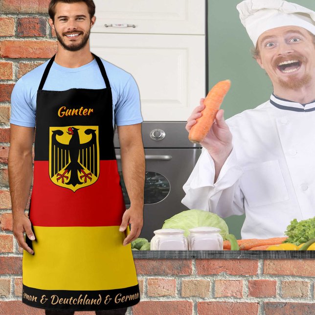 German Flag apron, Germany, Deutch Chefs kitchen Apron (Creator Uploaded)