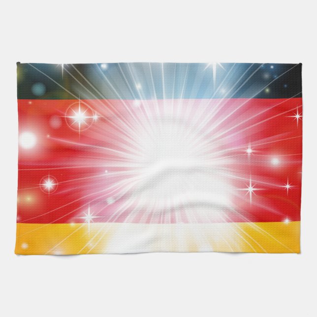 German flag background towel (Horizontal)