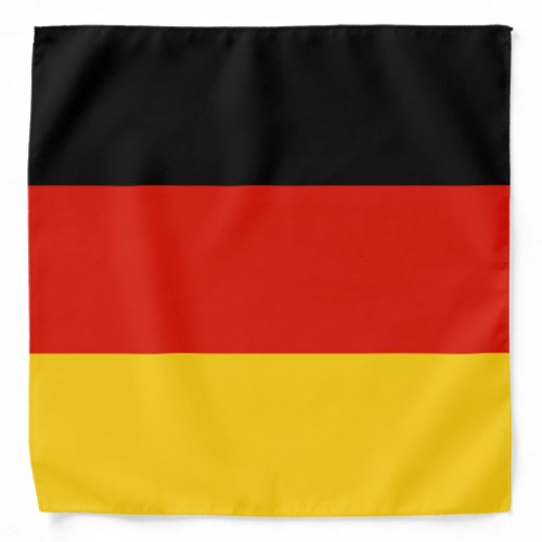 German flag bandana  Colors of Germany