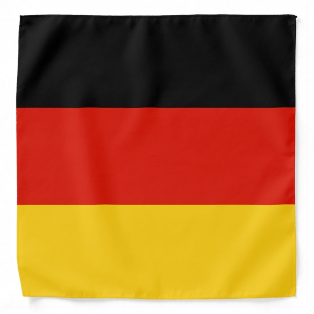German flag bandana | Colors of Germany (Front)