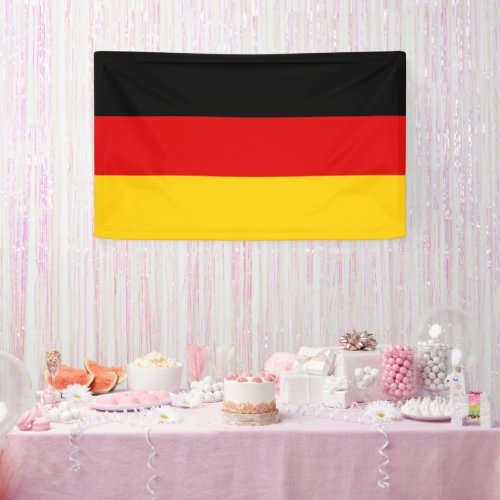 German flag banner