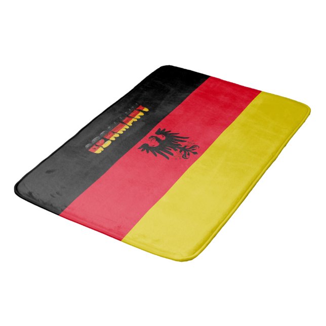 German flag bath mat (Angled)