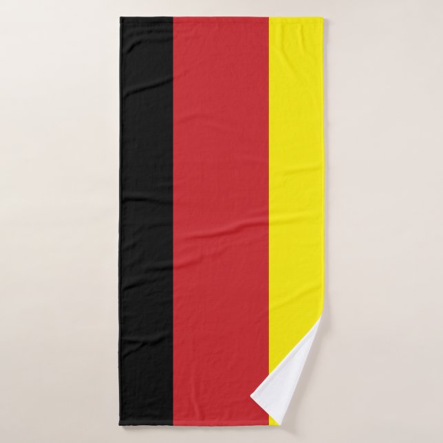 German Flag  Bath Towel (Bath Towel)