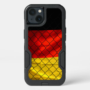 German Flag behind Chain Link Fence iPhone 13 Case