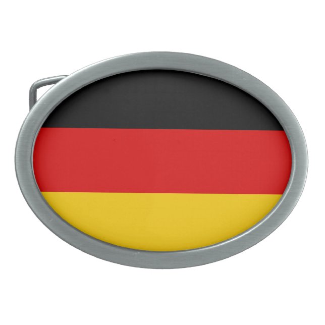 German flag belt buckle (Front)