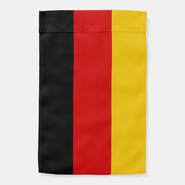 German Flag Black Red Gold Deutsche Flagge (Back)