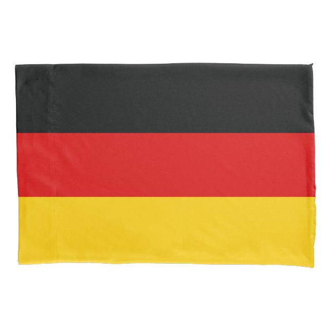 German Flag Black Red Gold Deutsche Flagge Pillow Case (Front)