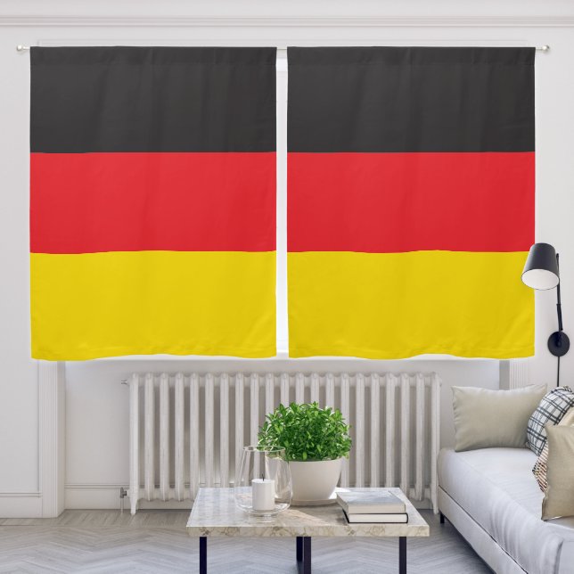 German flag blackout curtains (Living Room)