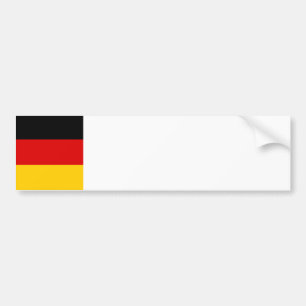 German flag bumper sticker