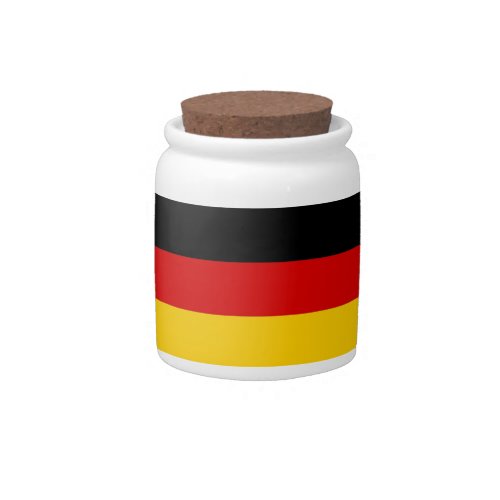 German Flag Candy Jar