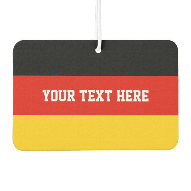 German flag car air freshener | Germany pride (Front)