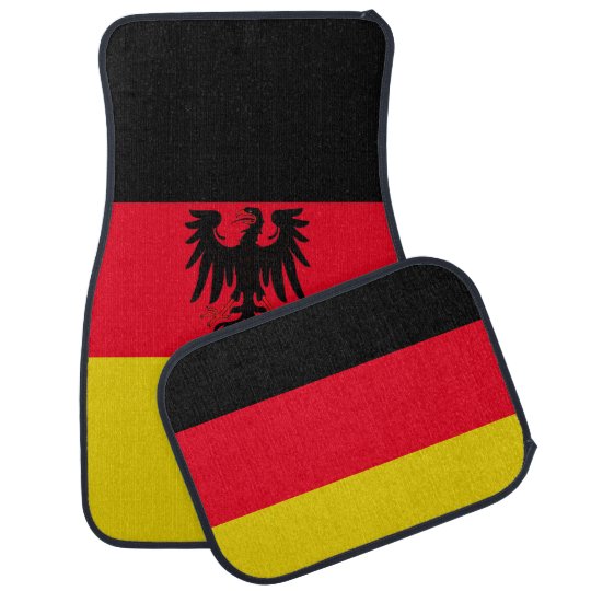German flag car floor mat