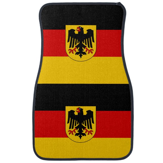 German flag car floor mat (Front)