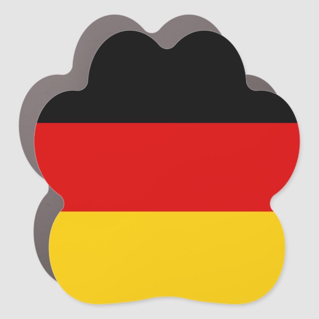 German flag car magnet (Front)