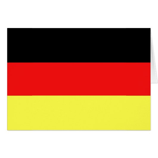 German Flag Cards (Front Horizontal)
