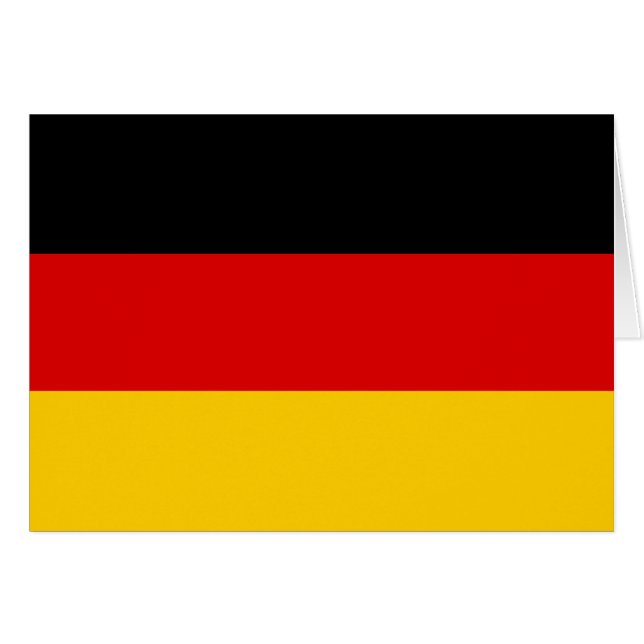 German Flag Cards (Front Horizontal)