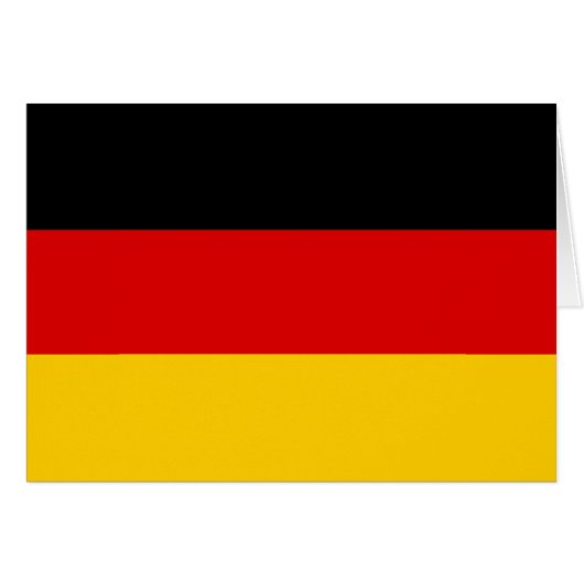 German Flag Cards (Front Horizontal)