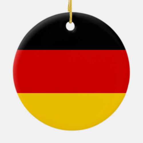 German flag ceramic ornament