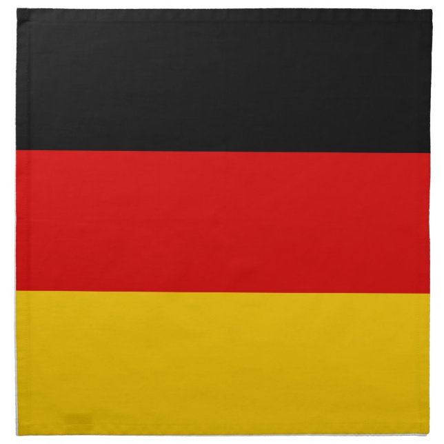 German flag cloth napkin (Front)