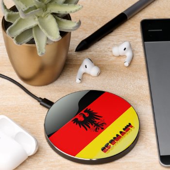 German Flag-coat Arms Wireless Charger by Pir1900 at Zazzle