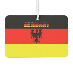 German flag-coat of arms air freshener