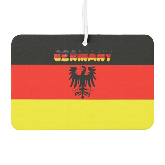 German flag-coat of arms air freshener (Front)