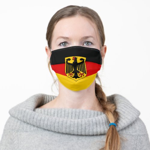German flag  Coat of Arms Deutschlandsport fans Adult Cloth Face Mask