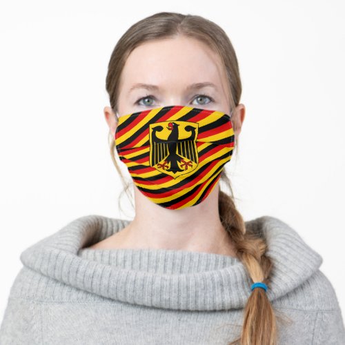 German flag  Coat of Arms Deutschlandsport fans Adult Cloth Face Mask