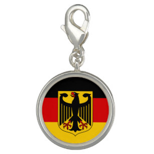 German flag & Coat of Arms, Deutschland/sport fans Charm