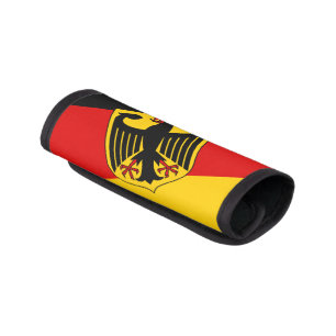 German flag & Coat of Arms, Deutschland/sport fans Luggage Handle Wrap