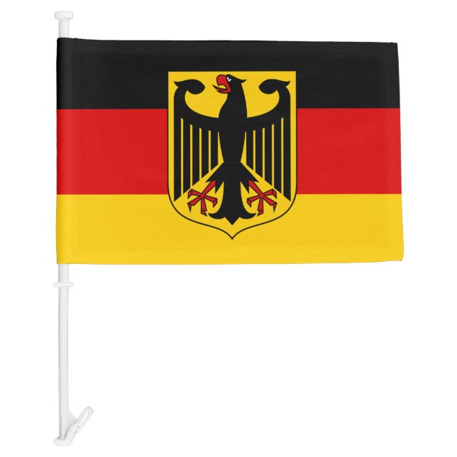 German Flag & Coat of Arms, Deutschland/sports fan (Front)