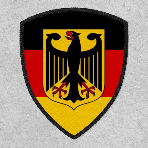 German Flag  Coat of Arms Flag of Germany Patch