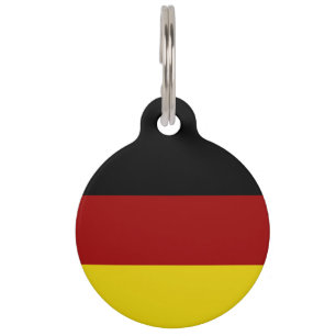 German flag-Coat of arms Pet ID Tag