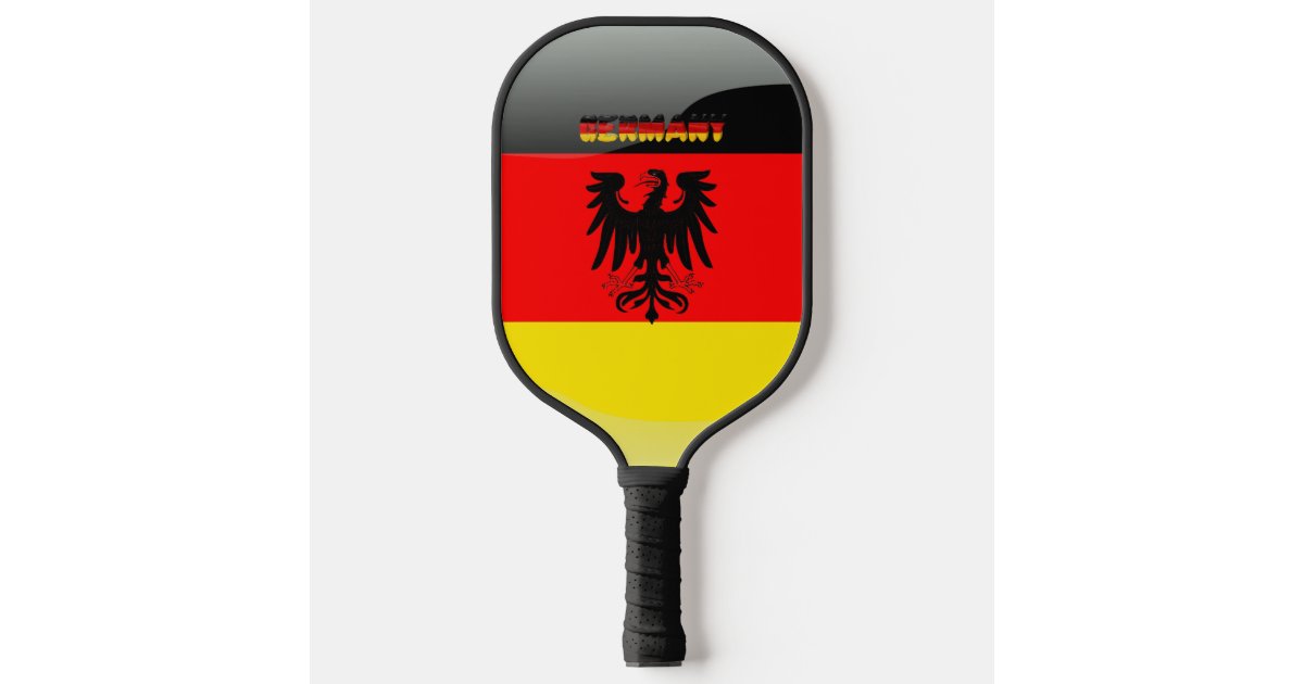 German flagcoat of arms pickleball paddle Zazzle